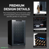 Newair Luma 34-Bottle Freestanding Wine Cooler LWC034BK00 Wine Coolers LWC034BK00 Wine Coolers Empire