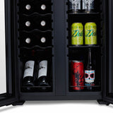 Newair Luma 39-Can Freestanding Beverage Fridge LWB051BKD0 Beverage Centers LWB051BKD0 Wine Coolers Empire