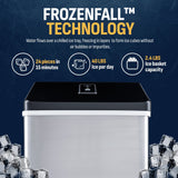 NewAir Luma 40 lb. Countertop Clear Ice Maker ClearIce40 Ice Makers ClearIce40 Wine Coolers Empire