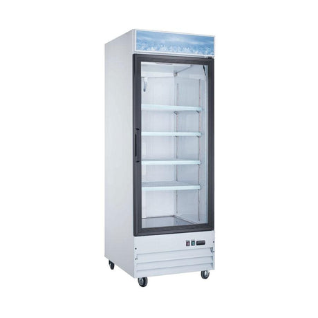 OMCAN 28" Single Door Glass Refrigerator 50036 Refrigerators 50036 Wine Coolers Empire