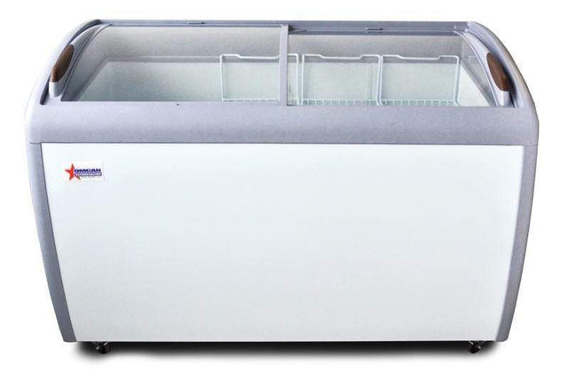 OMCAN 50" Ice Cream Display Chest Freezer with Curve Glass Top 27941 Freezers 27941 Wine Coolers Empire