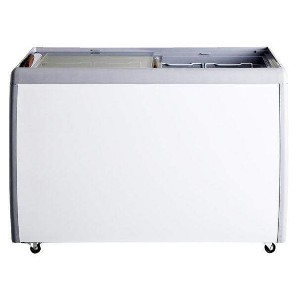 OMCAN 50" Ice Cream Display Chest Freezer with Flat Glass Top 46494 Freezers 46494 Wine Coolers Empire