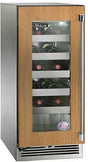 Perlick 15 inch Right Hinge Built-In Single Zone Wine Cooler HP15WM-4-4R Wine Coolers HP15WM-4-4R Wine Coolers Empire