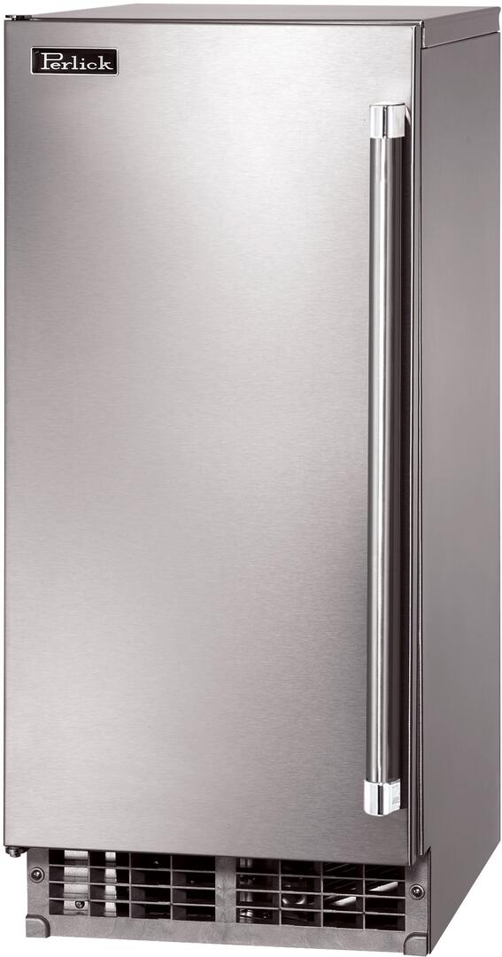 Perlick 15 inch Series Outdoor Built-In Ice Maker H50IMS Ice Makers H50IMS-L Wine Coolers Empire