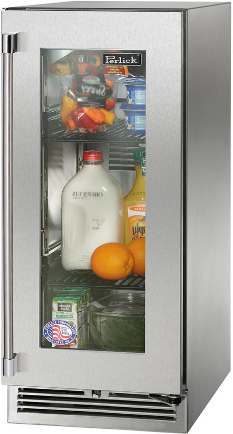 Perlick 15 inch Signature Series 2.8 cu.ft. Compact Refrigerator HP15RO-4-3 Refrigerators HP15RO-4-3R Wine Coolers Empire