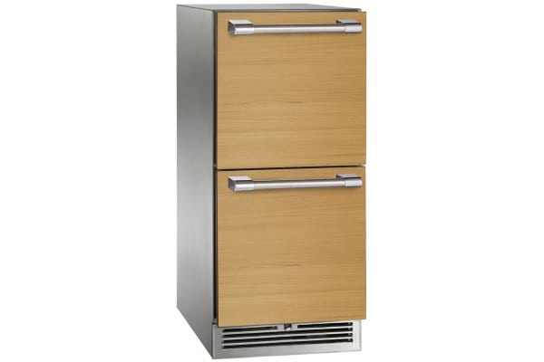 Perlick 15 inch Signature Series 2.8 cu.ft Drawer Refrigerator HP15RS-4-6 Refrigerators HP15RS-4-6 Wine Coolers Empire