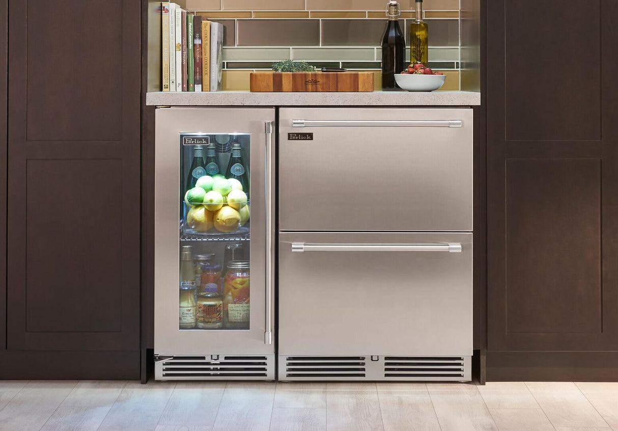 Perlick 15 inch Signature Series Compact Refrigerator HP15RS-4-3 Refrigerators Wine Coolers Empire