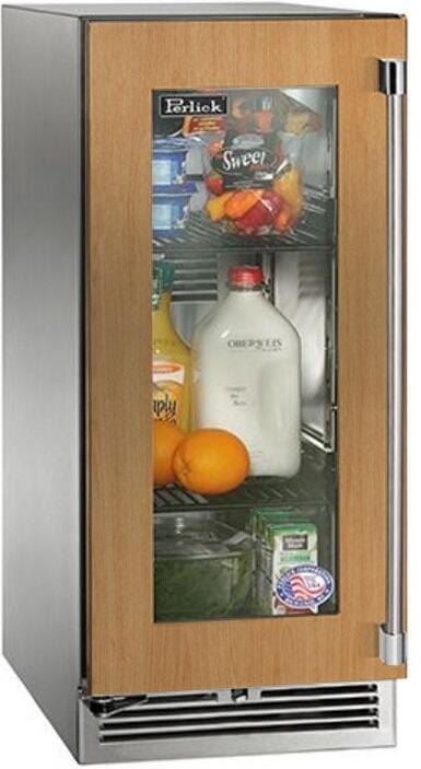 Perlick 15 inch Signature Series Compact Refrigerator HP15RS-4-4 Refrigerators HP15RS-4-4L Wine Coolers Empire