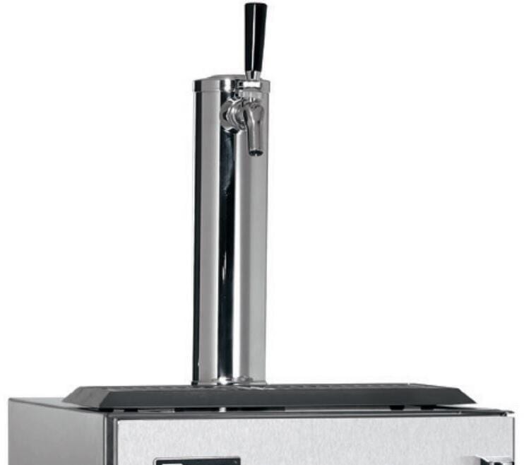 Perlick 15-Inch Signature Series Indoor Beer Dispenser with Draft Arm Tower in Stainless Steel (HP15TS-4-1L-1 & HP15TS-4-1R-1) Wine Coolers Empire