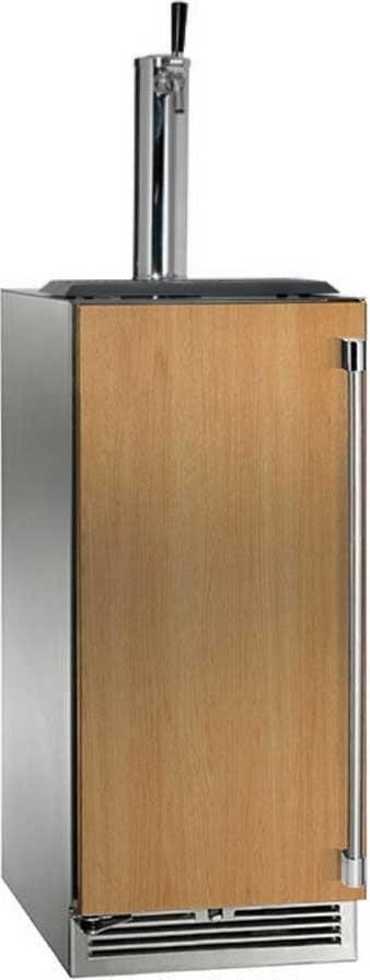 Perlick 15-Inch Signature Series Indoor Beer Dispenser with Draft Arm Tower, Panel Ready (HP15TS-4-2L-1 & HP15TS-4-2R-1) Wine Coolers Empire