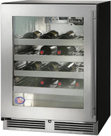 Perlick 24-Inch 32 Bottle Built-In Single Zone Wine Cooler HA24WB-4-3 Wine Coolers HA24WB-4-3L Wine Coolers Empire