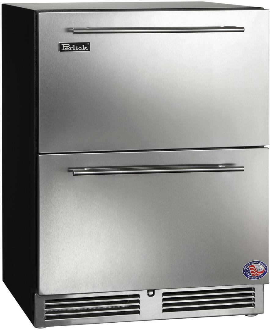 Perlick 24-Inch ADA Compliant Series Compact Freezer front view