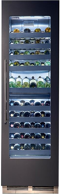 Perlick 24-Inch Built-In Single Zone Wine Cooler with 94 Bottle Capacity, Panel Ready, with Glass Window Opening, Star-K Certification CR24W-1-4 Wine Coolers Wine Coolers Empire