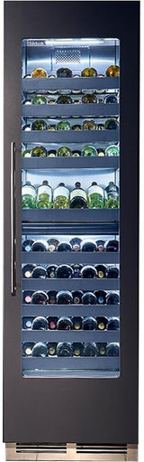 Perlick 24-Inch Built-In Single Zone Wine Cooler with 94 Bottle Capacity, Panel Ready, with Glass Window Opening, Star-K Certification CR24W-1-4 Wine Coolers Wine Coolers Empire