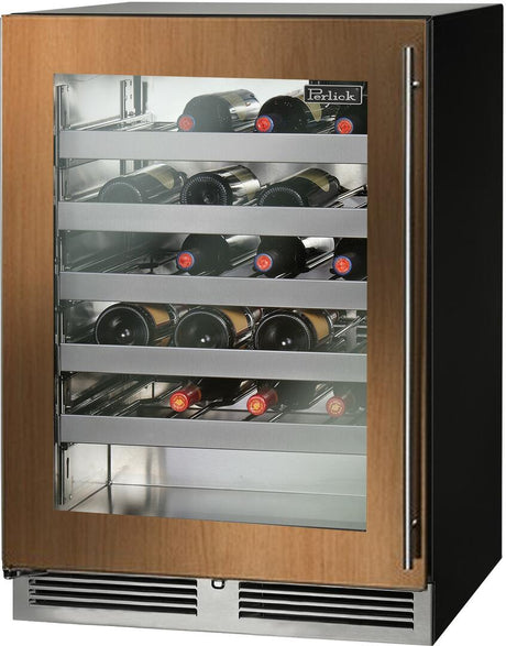 Perlick 24 inch C Series Built-In Single Zone Wine Cooler HC24WB-4-4 Wine Coolers HC24WB-4-4L Wine Coolers Empire