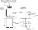 Perlick 24-Inch C-Series Outdoor Beer Dispenser HC24TO-4-1-2 Kegerators Wine Coolers Empire