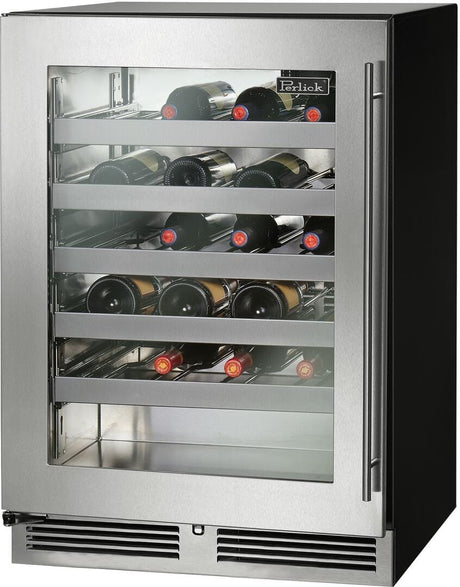 Perlick 24 inch C Series Single Zone Wine Cooler HC24WB-4-3 Wine Coolers HC24WB-4-3L Wine Coolers Empire