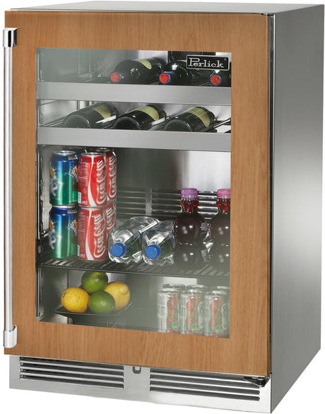 Perlick 24 inch Outdoor Built-In Beverage Center HP24BM-4-4 Beverage Centers HP24BM-4-4R Wine Coolers Empire