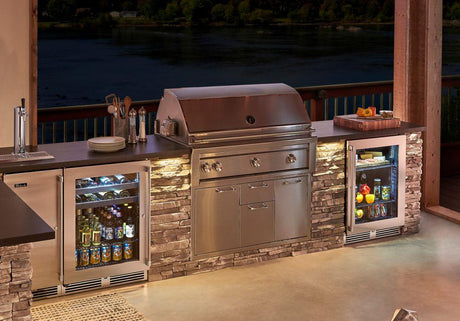 Perlick 24 inch Outdoor Built-In Compact Refrigerator HP24RM-4-3 Refrigerators Wine Coolers Empire