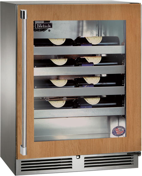 Perlick 24 inch Signature Series 20 Bottle Wine Cooler HH24WO-4-4 Wine Coolers HH24WO-4-4R Wine Coolers Empire