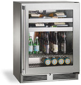 Perlick 24 inch Signature Series 3.1 cu ft  Beverage Center HH24BO-4-3 Beverage Centers HH24BO-4-3R Wine Coolers Empire