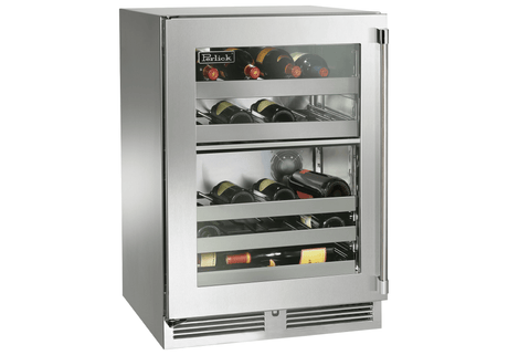 Perlick 24 inch Signature Series 32 Bottle Wine Cooler HP24DO-4-3 Wine Coolers HP24DO-4-3L Wine Coolers Empire