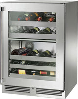 Perlick 24 inch Signature Series 32 Bottle Wine Cooler HP24DS-4-3 Wine Coolers HP24DS-4-3R Wine Coolers Empire