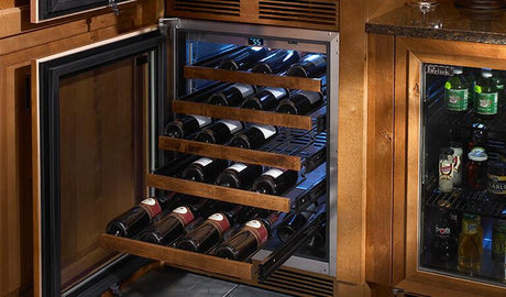 Perlick 24 inch Signature Series 45 Bottle Wine Cooler HP24WS-4-4 Wine Coolers Wine Coolers Empire