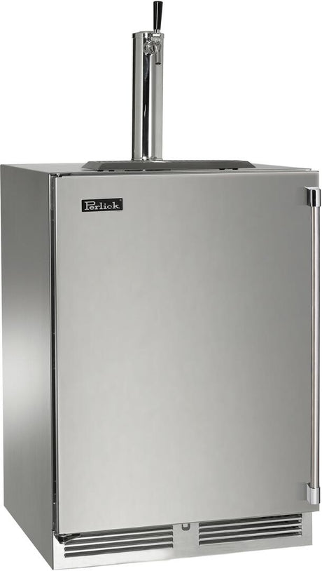 Perlick 24-Inch Signature Series Indoor Beer Dispenser HP24TS-4-1-1 Kegerators HP24TS-4-1L-1 Wine Coolers Empire