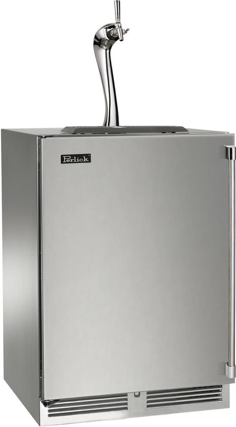 Perlick 24-Inch Signature Series Indoor Beer Dispenser HP24TS-4-1-1A Kegerators HP24TS-4-1L-1A Wine Coolers Empire