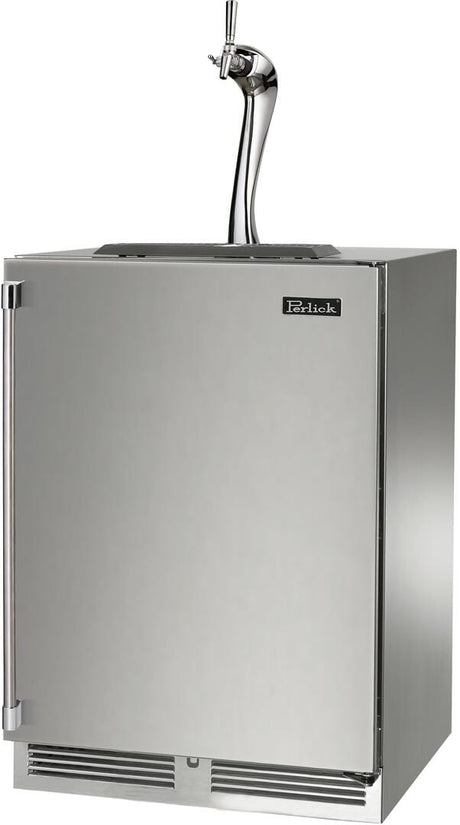 Perlick 24-Inch Signature Series Indoor Beer Dispenser HP24TS-4-1-1A Kegerators HP24TS-4-1R-1A Wine Coolers Empire