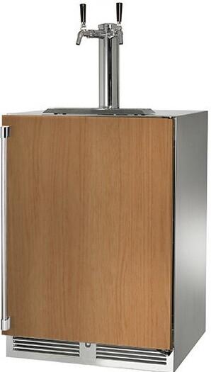 Perlick 24-Inch Signature Series Indoor Beer Dispenser with 5.2 cu. ft. Capacity, Panel Ready (HP24TS-4-2L-2 & HP24TS-4-2R-2) Wine Coolers Empire