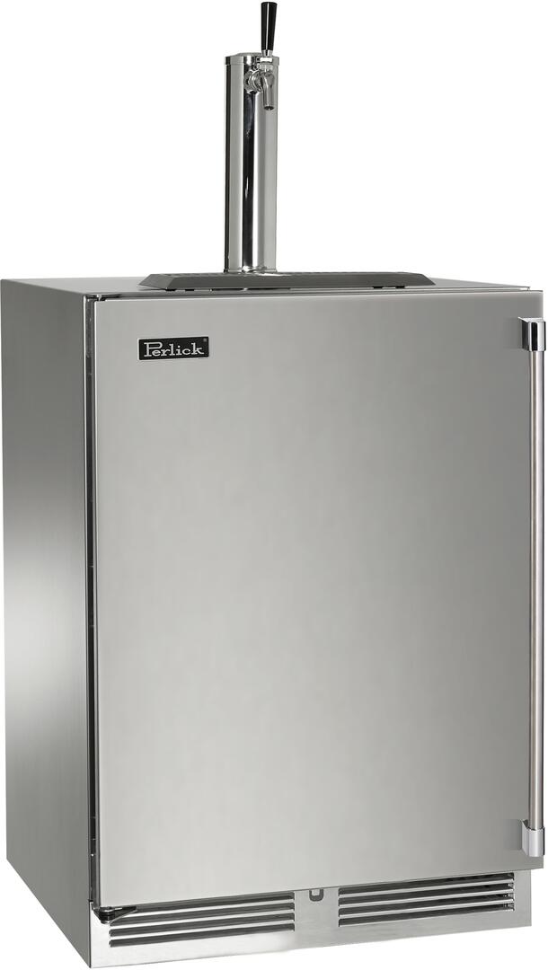 Perlick 24-Inch Signature Series Outdoor Beer Dispenser HP24TO-4-1-1 Kegerators HP24TO-4-1L-1 Wine Coolers Empire