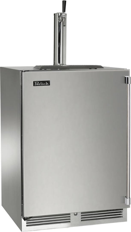 Perlick 24" Signature Series 5.2 cu ft Beer Dispenser HP24TM-4-1-1 Kegerators HP24TM-4-1L-1 Wine Coolers Empire