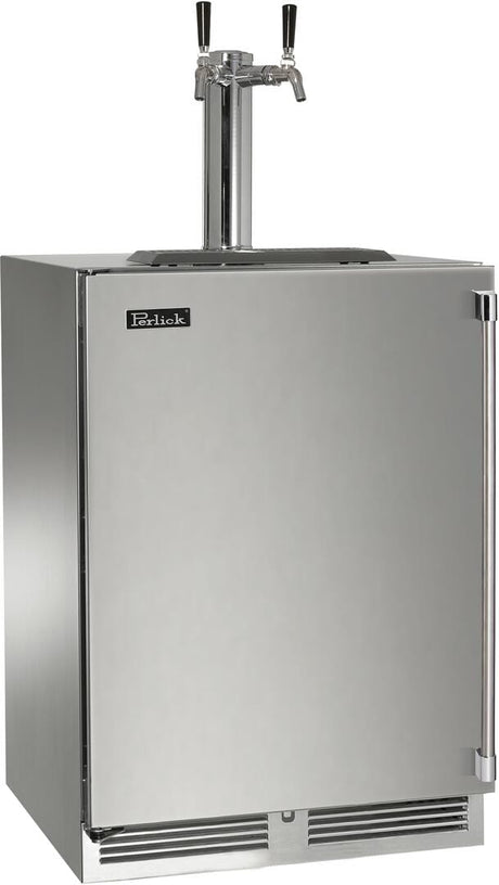 Perlick 24" Signature Series 5.2 cu ft Beer Dispenser HP24TM-4-1-2 Kegerators HP24TM-4-1L-2 Wine Coolers Empire