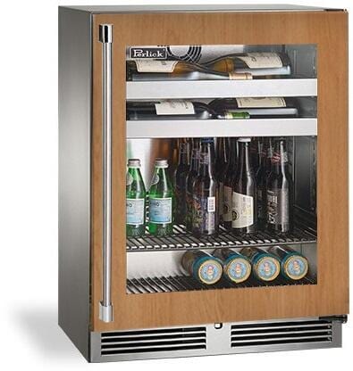 Perlick 24 inch Outdoor Built-In Beverage Center Right Front View