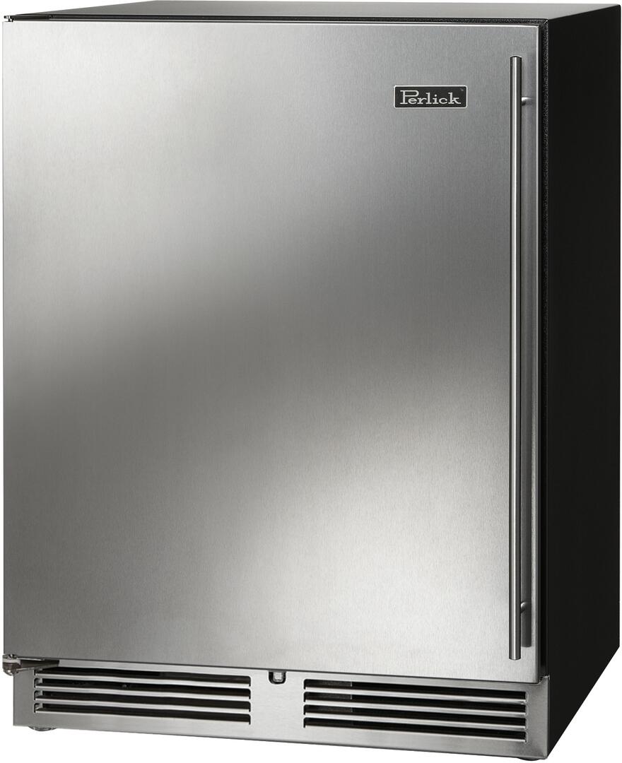Perlick ADA Compliant Series 24-Inch Built-In Counter Depth Compact Freezer with 4.8 cu. ft. Capacity in Stainless Steel (HA24FB-4-1L & HA24FB-4-1R) Wine Coolers Empire