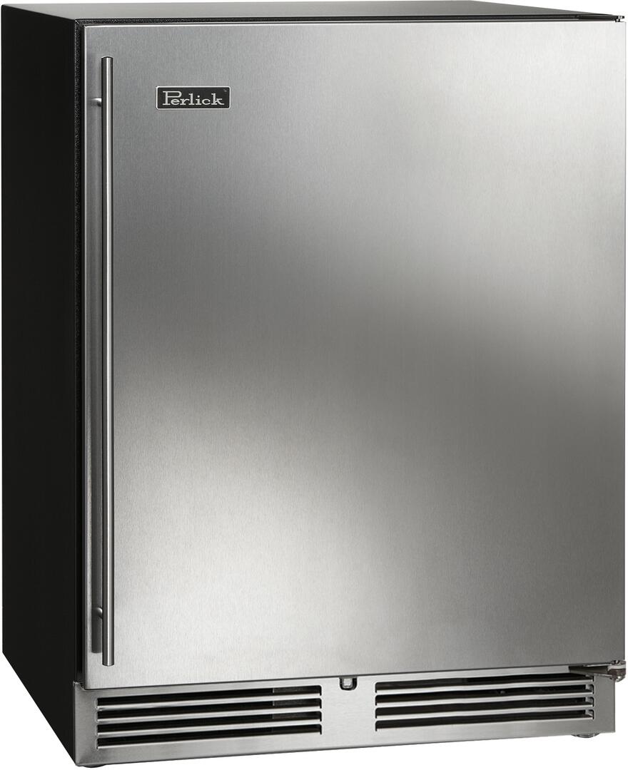 Perlick ADA Compliant Series 24-Inch Built-In Counter Depth Compact Freezer with 4.8 cu. ft. Capacity in Stainless Steel (HA24FB-4-1L & HA24FB-4-1R) Wine Coolers Empire