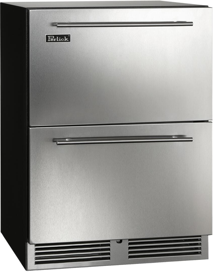 Perlick C Series 24-Inch Built-In Counter Depth Drawer Refrigerator with 5.2 cu. ft. Capacity in Stainless Steel (HC24RB-4-5) Wine Coolers Empire