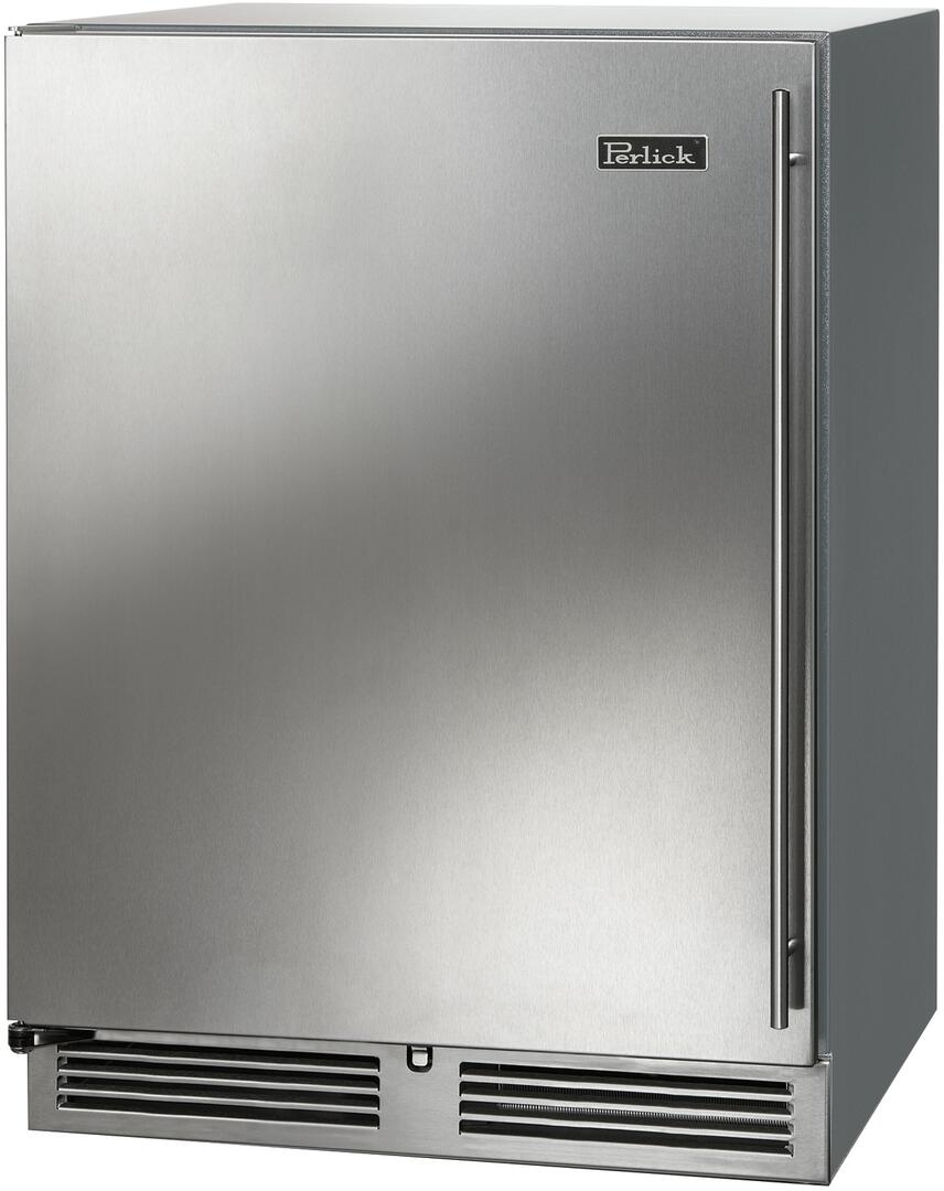 Perlick C Series 24-Inch Outdoor Built-In Counter Depth Compact Refrigerator with 5.2 cu. ft. Capacity in Stainless Steel (HC24RO-4-1L & HC24RO-4-1R) Wine Coolers Empire