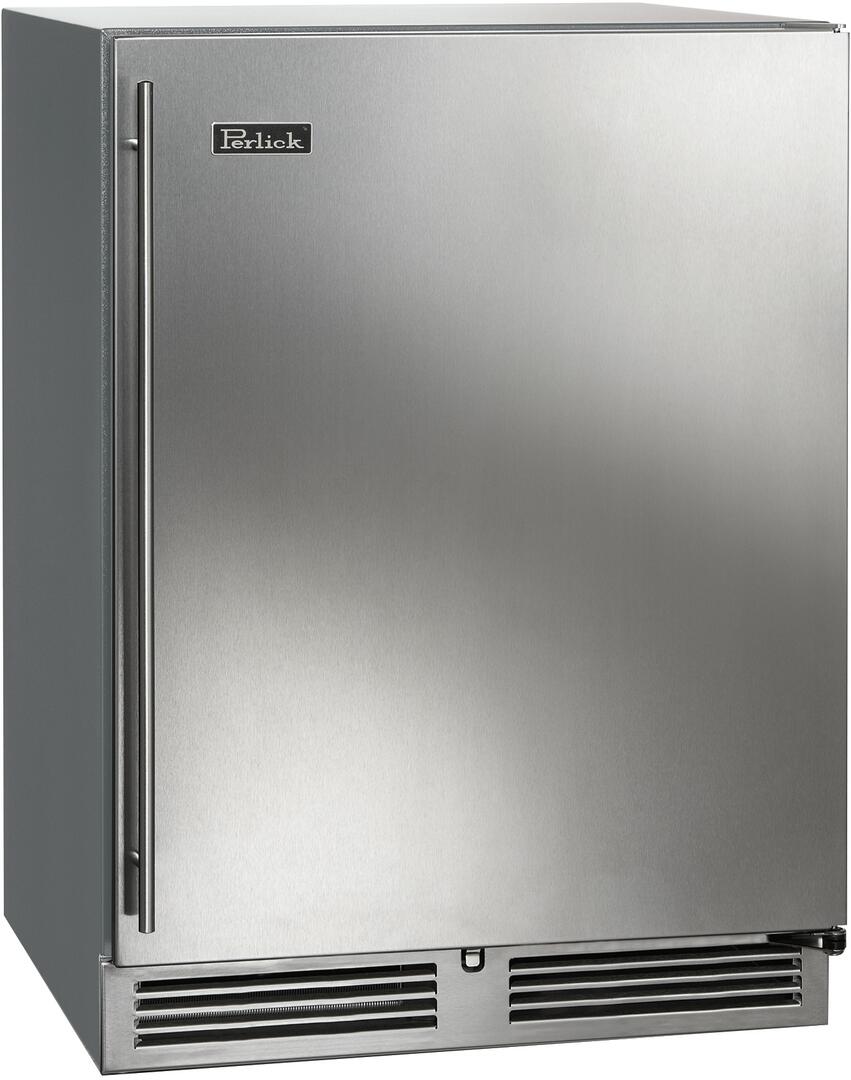 Perlick C Series 24-Inch Outdoor Built-In Counter Depth Compact Refrigerator with 5.2 cu. ft. Capacity in Stainless Steel (HC24RO-4-1L & HC24RO-4-1R) Wine Coolers Empire