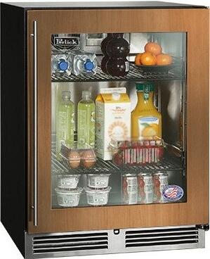 Perlick Series 24-Inch Built-In Counter Depth Compact Refrigerator with 4.8 cu. ft. Capacity, Panel Ready with Glass Door (HA24RB-4-4L & HA24RB-4-4R) Wine Coolers Empire