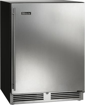 Perlick Series 24-Inch Built-In Single Zone Wine Cooler with Solid Door 32 Bottle Capacity in Stainless Steel (HA24WB-4-1L & HA24WB-4-1R) Wine Coolers Empire