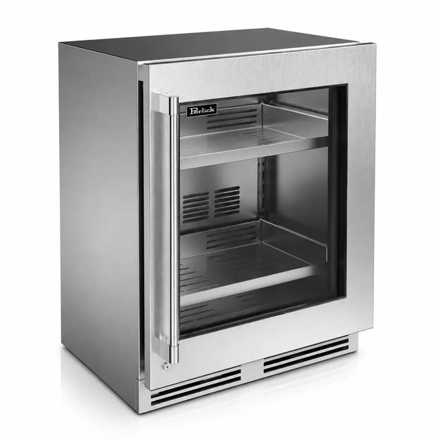 Perlick Shallow ADA 24" Refrigerator Glass Door G5RE24GD Refrigerators G5RE24GD Wine Coolers Empire