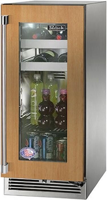 Perlick 15 inch Signature Series 2.8 cu.ft.Beverage Center right front view