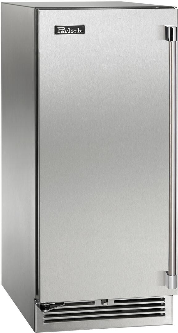 Perlick Signature Series 15-Inch Built-In Single Zone Wine Cooler with 20 Bottle Capacity in Stainless Steel (HP15WS-4-1L & HP15WS-4-1R) Wine Coolers Empire