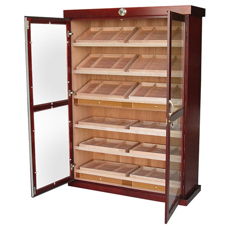 Prestige Import Group The Bermuda Large Commercial Display Cigar Cabinet Humidor BRMDA Cigar Humidors BRMDA Wine Coolers Empire