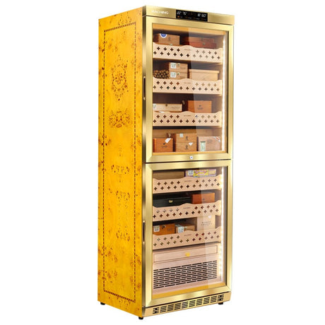 Raching Dual Space Cigar Humidor MON3800B Cigar Humidors MON3800B-G Wine Coolers Empire