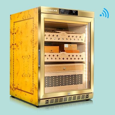 Raching Precision Electronic Cigar Humidor MON800A Cigar Humidors MON800A-G Wine Coolers Empire