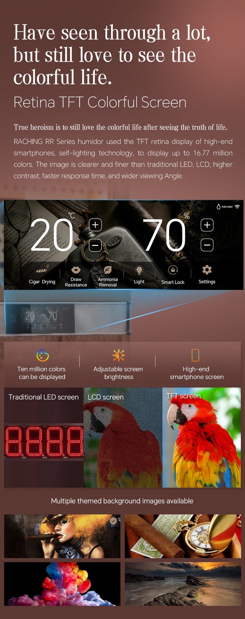 Raching RR980 Series Electric Cigar Humidor Cigar Humidors Wine Coolers Empire